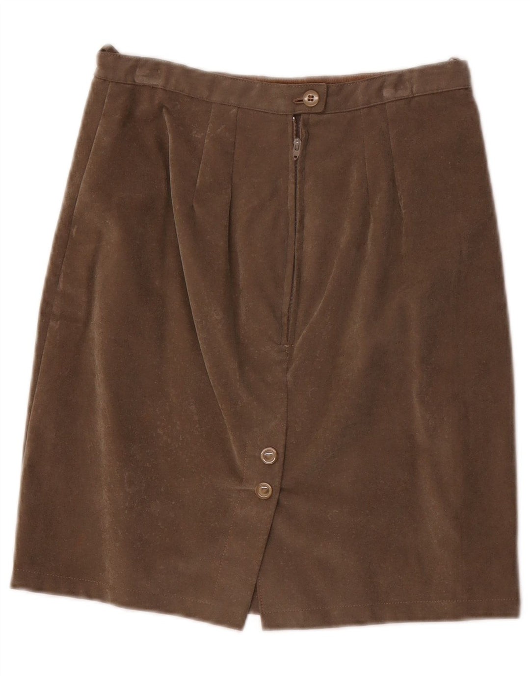 Saia reta feminina vintage W24 XS cinza