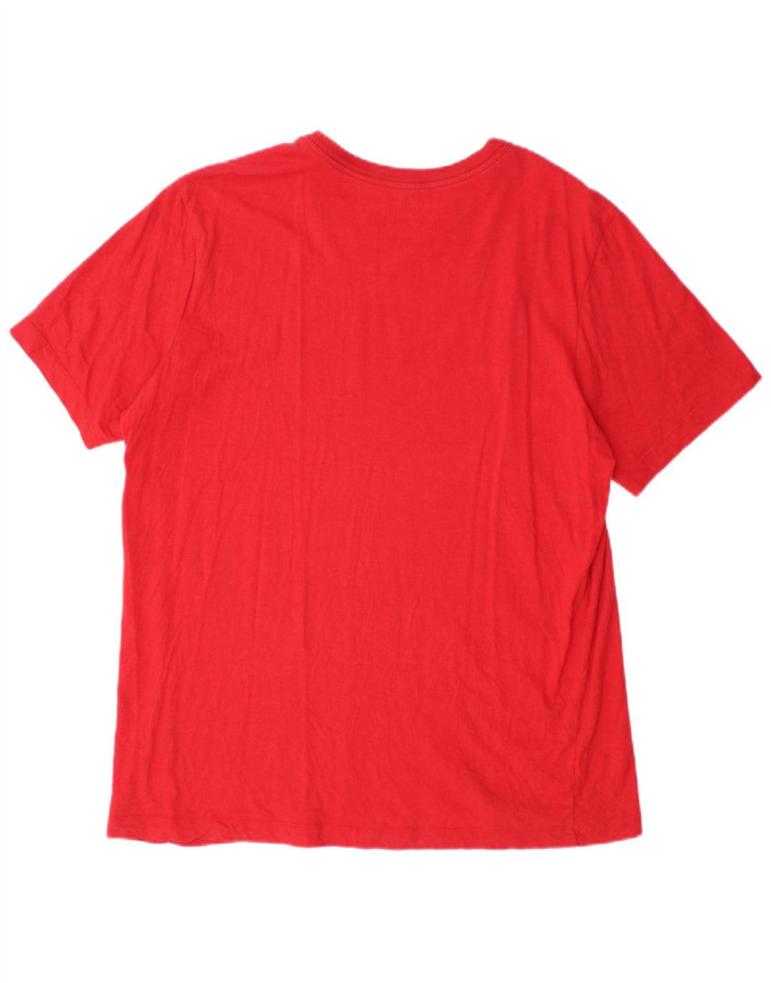 Camiseta Nike masculina gráfica grande algodão vermelho