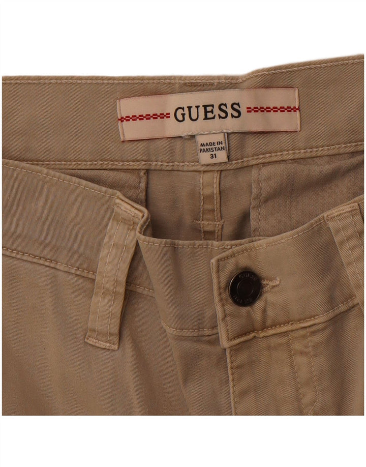 Calça cargo slim masculina GUESS W31 L30 algodão bege