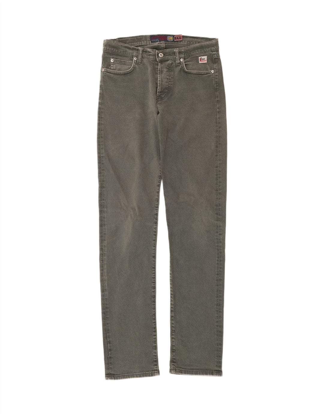 ROY ROGERS Calça jeans masculina slim W30 L35 algodão cinza