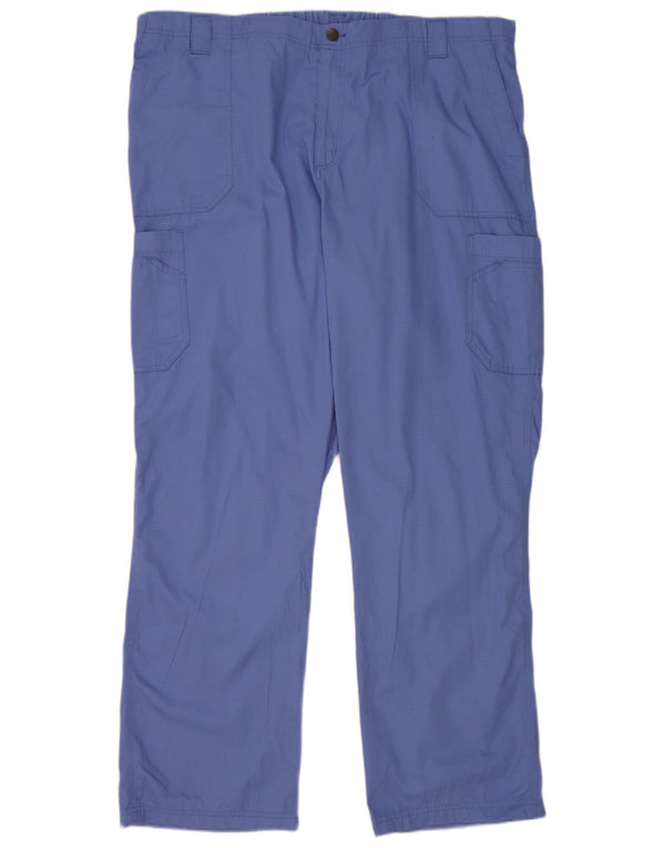 Calça Carhartt masculina reta cargo 2XL W44 L33 algodão azul
