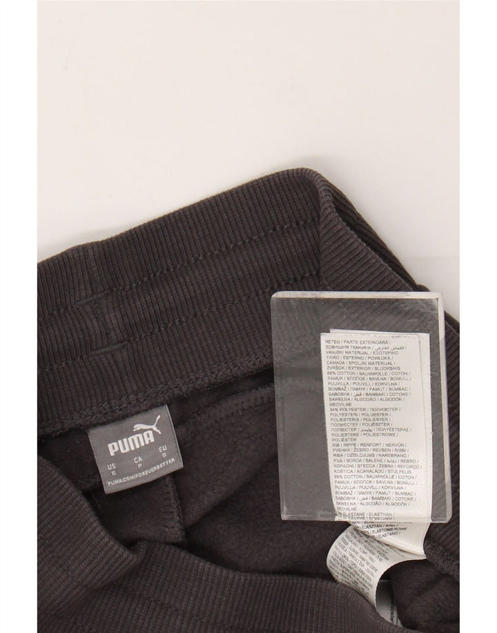 Calça de treino feminina PUMA Joggers UK 8 pequeno algodão cinza