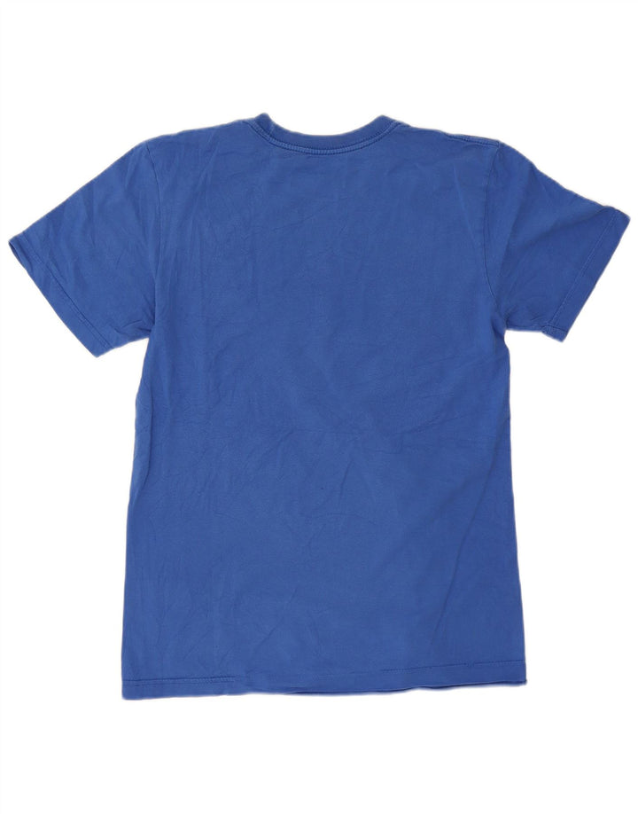 Camiseta Nike masculina regular fit gráfica top pequeno algodão azul