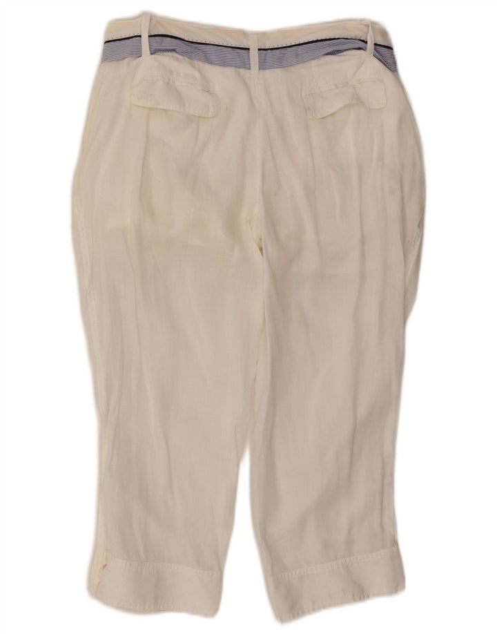 Calça capri feminina Dolce & Gabbana IT 42 Médio W30 L21 Branco