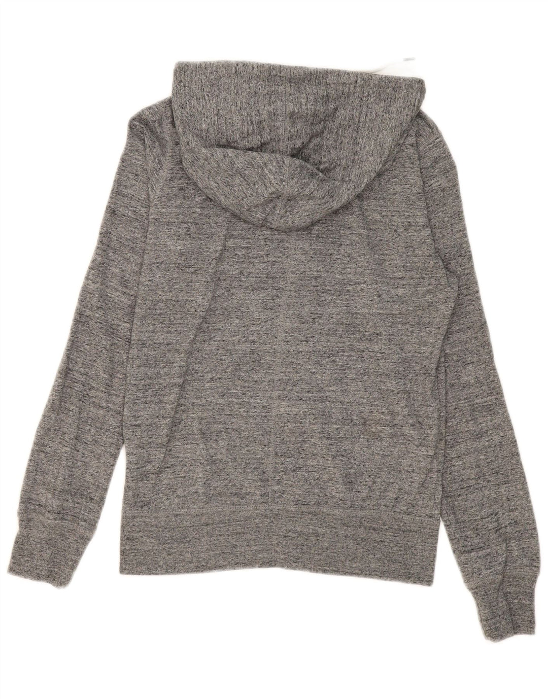 NIKE Womens Zip Hoodie Sweater UK 14 Medium Grey Cotton Vintage Nike and Second-Hand Nike from Messina Hembry 