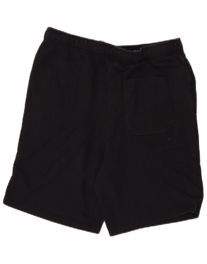 Shorts esportivos masculinos Champion grande algodão preto