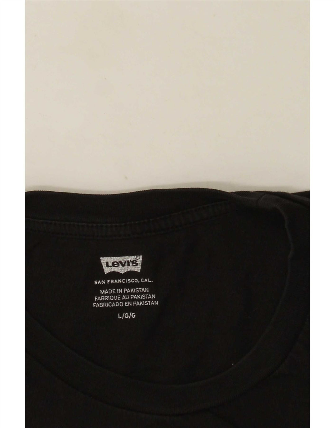 Camiseta gráfica masculina Levi's grande preta