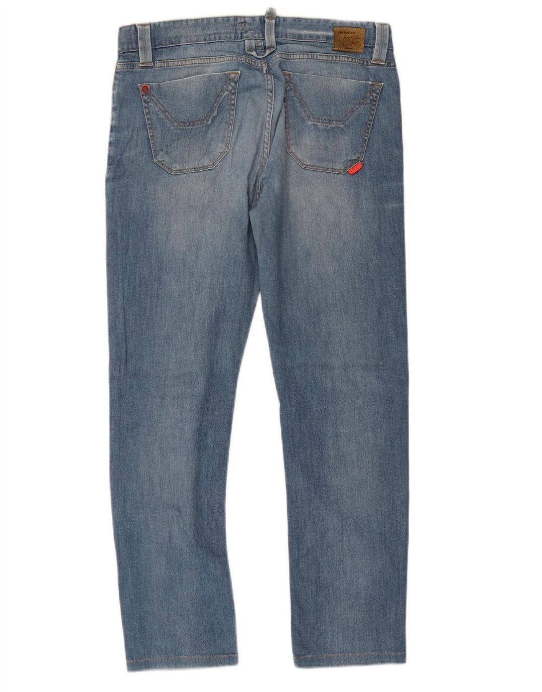 Jeans retos masculinos JECKERSON W34 L30 algodão azul