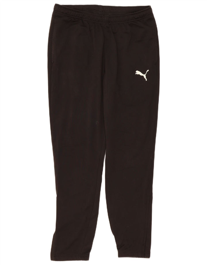 Calça de treino masculina Puma Joggers grande poliéster preto