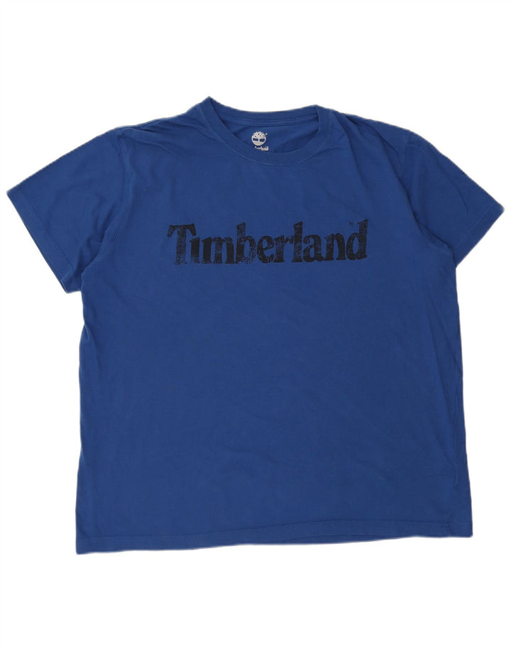 Camiseta masculina TIMBERLAND Regular Fit Graphic 2XL algodão azul