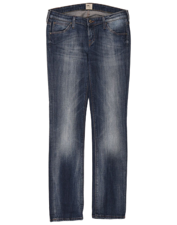 Calça jeans feminina Lee cintura baixa slim W31 L33 algodão azul