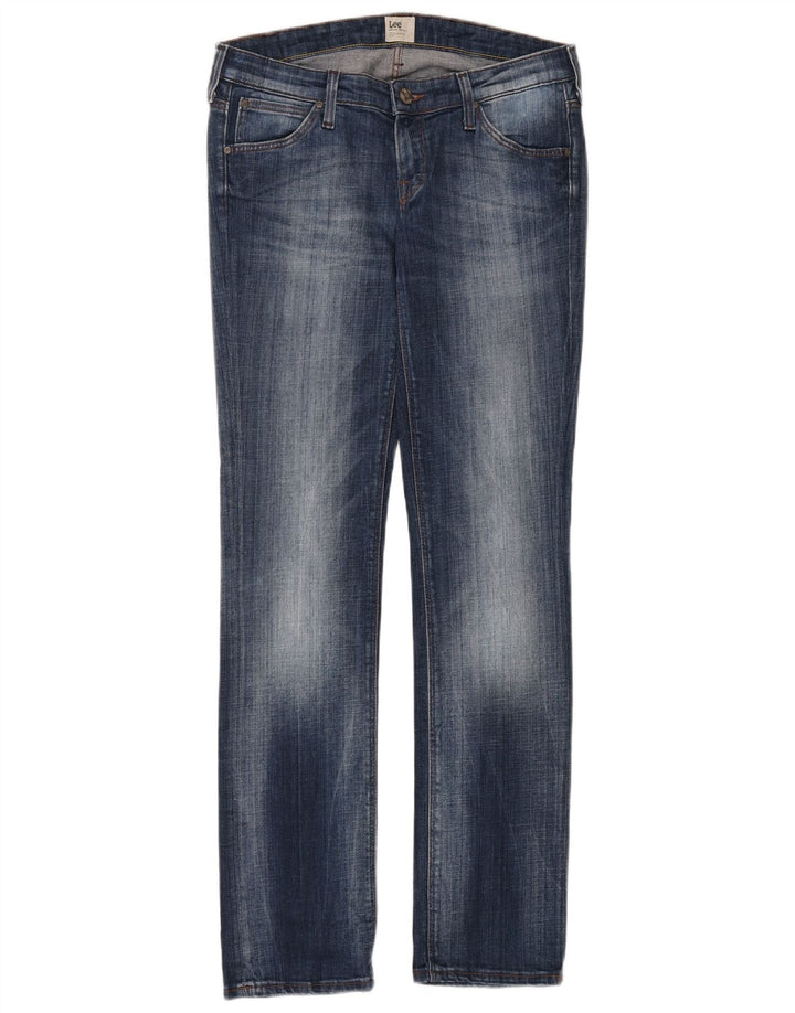 Calça jeans feminina Lee cintura baixa slim W31 L33 algodão azul