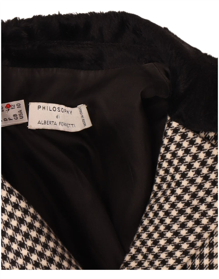 Jaqueta blazer feminina PHILOSOPHY DI ALBERTA FERRETTI Reino Unido 12 médio preto