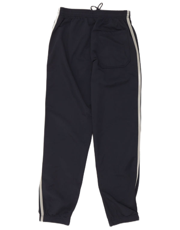 Macacão feminino Macron com estampa gráfica e joggers UK 8 pequeno azul marinho