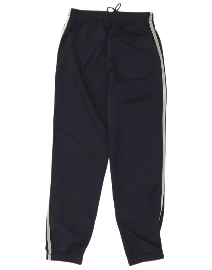 Macacão feminino Macron com estampa gráfica e joggers UK 8 pequeno azul marinho