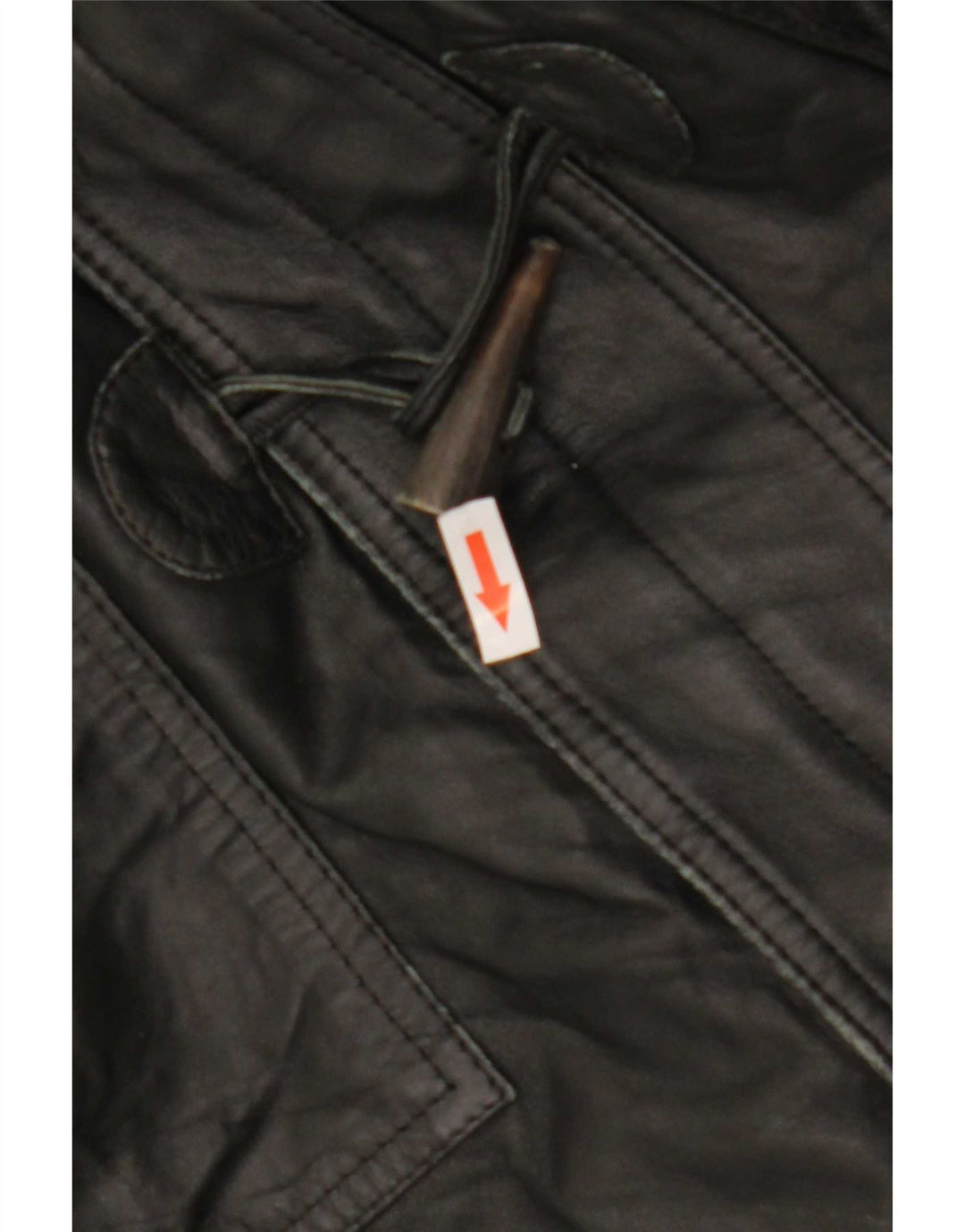 Casaco masculino de couro Duffle Conbipel IT 50 grande preto