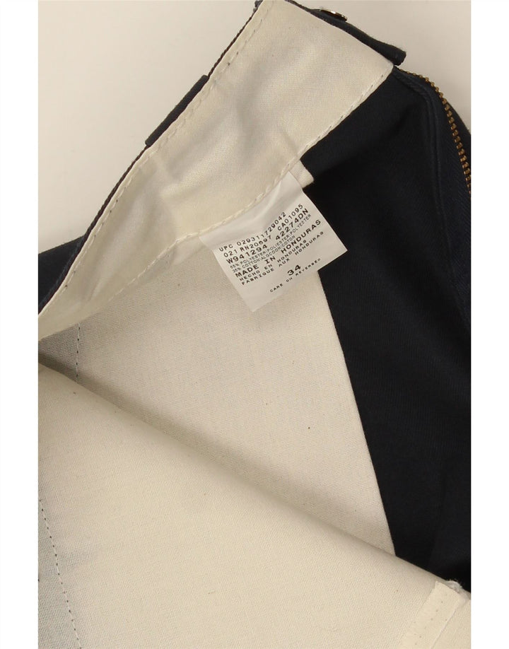 Shorts Chino Masculino Dickies W34 Grande Poliéster Azul Marinho