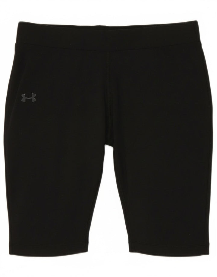 Shorts esportivos femininos Under Armour Heat Gear UK 12 médio preto