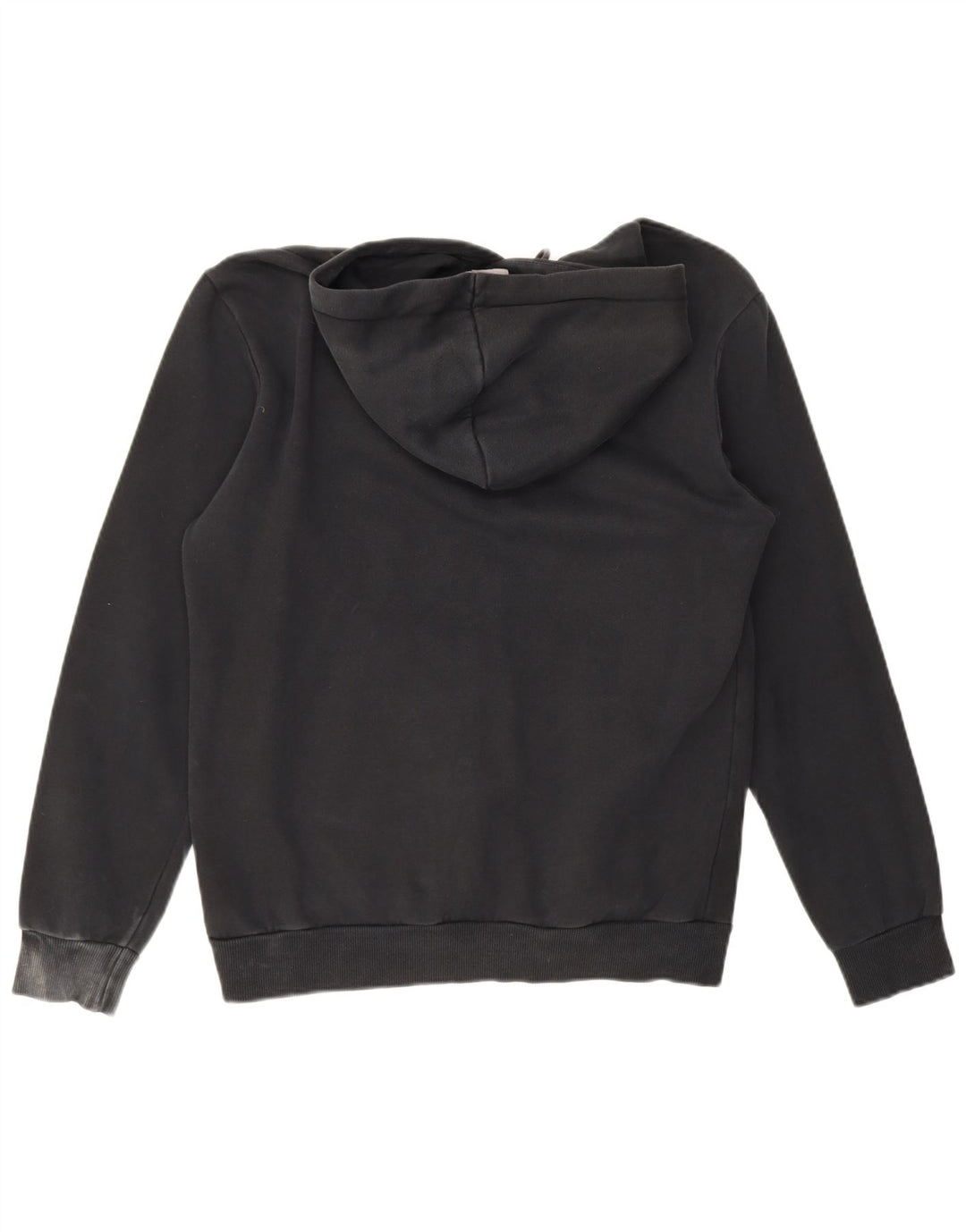 Puma masculino gráfico moletom com capuz pequeno algodão preto