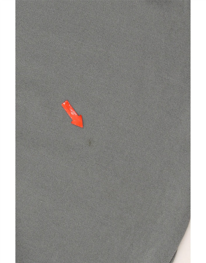 Blusa feminina Zara Batwing Top UK 14 cinza médio