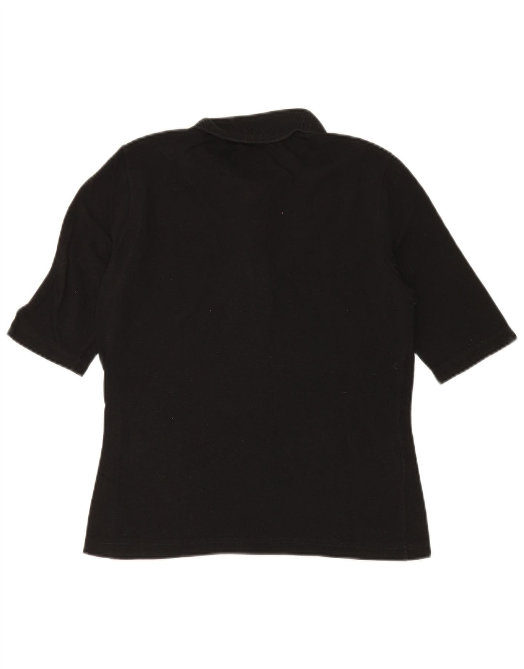Camisa polo feminina Lacoste tamanho 42 grande algodão preto
