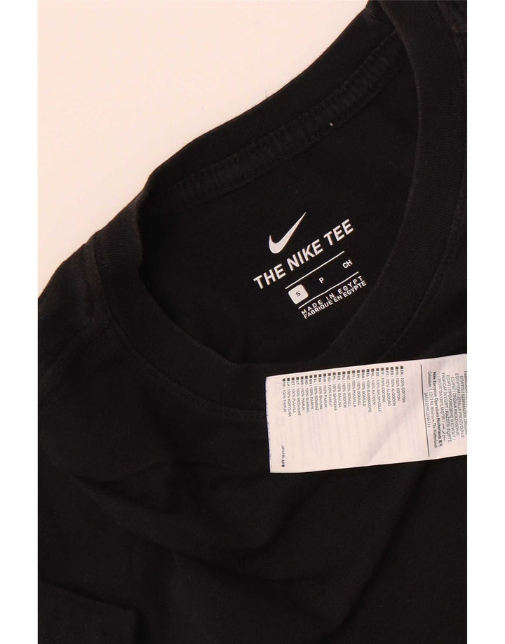 Camiseta masculina Nike Top pequeno algodão preto