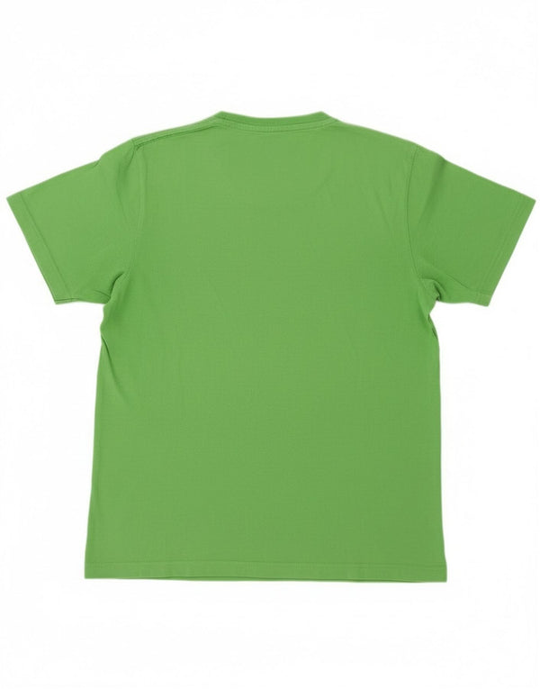 Adidas Mens Graphic T-Shirt Top Grande Algodão Verde