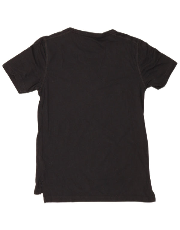 Camiseta masculina Reebok Top pequeno algodão preto