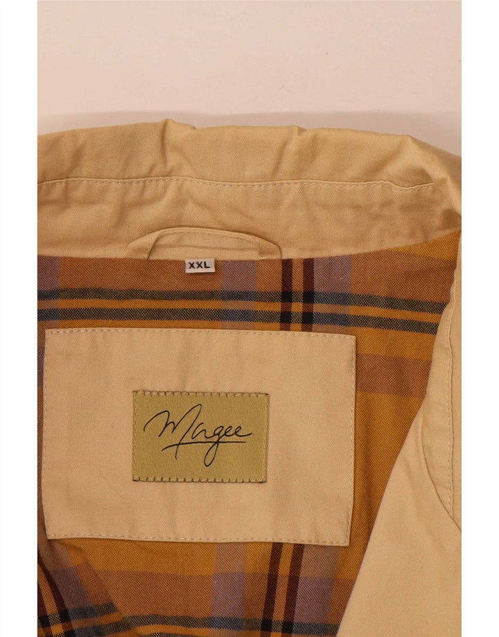 Magee Mens Bomber Jacket UK 44 2XL Algodão Bege
