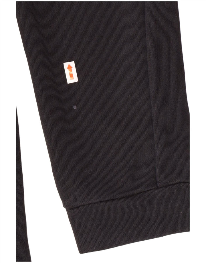 Nike masculino padrão ajuste calças de treino joggers médio preto esportes