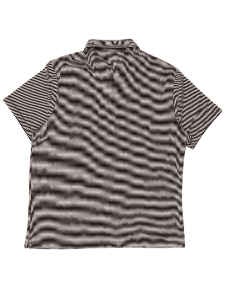 Camisa polo masculina MICHAEL KORS grande listra azul marinho