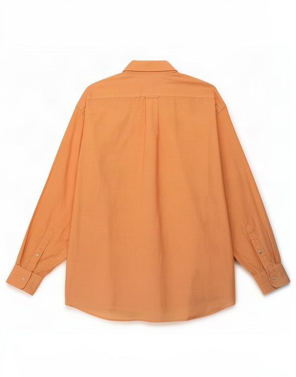 Camisa masculina Tommy Hilfiger Regular Fit tamanho 17 XL laranja algodão