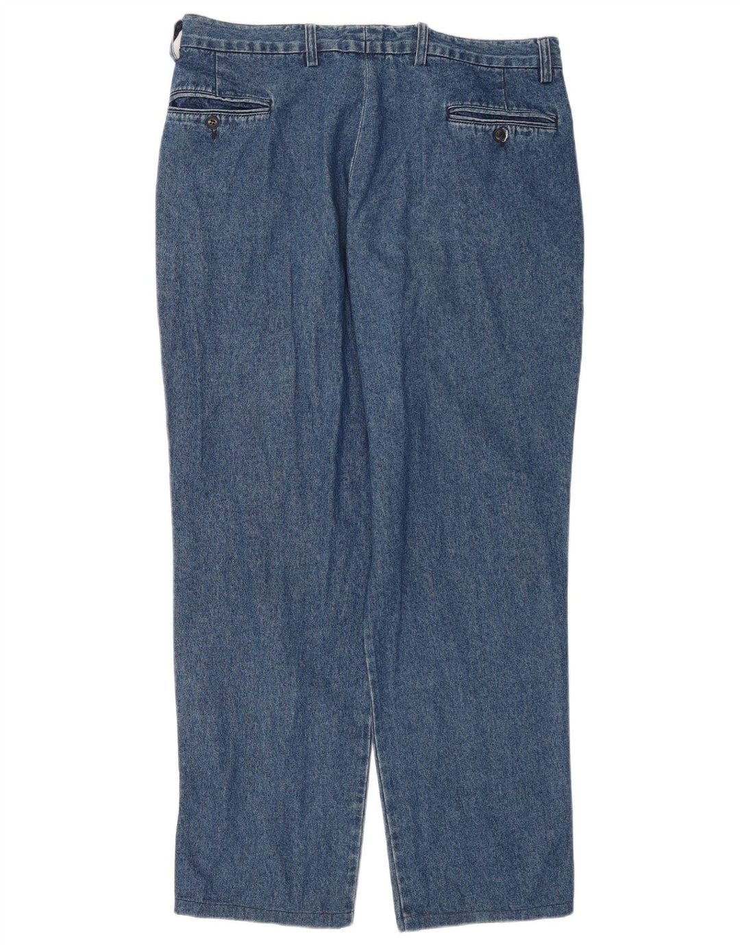 Jeans reto feminino Valentino W36 L31 algodão azul