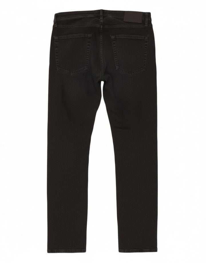 Jeans retos masculinos JACK & JONES W32 L32 algodão preto