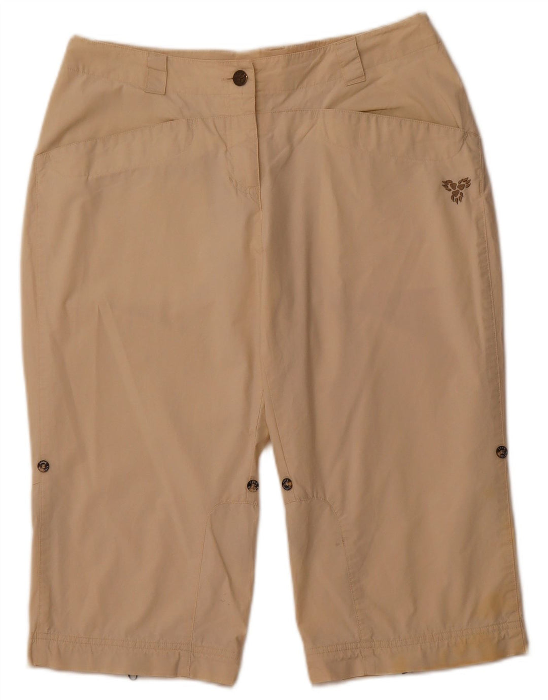 Bermuda feminina JACK WOLFSKIN Reino Unido 10/12 Médio W30 Bege
