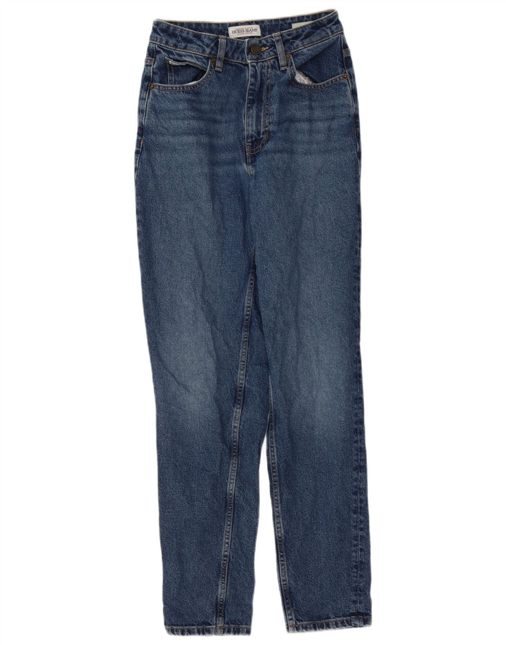 Guess Jeans Cônico Feminino W25 L29 Azul Algodão