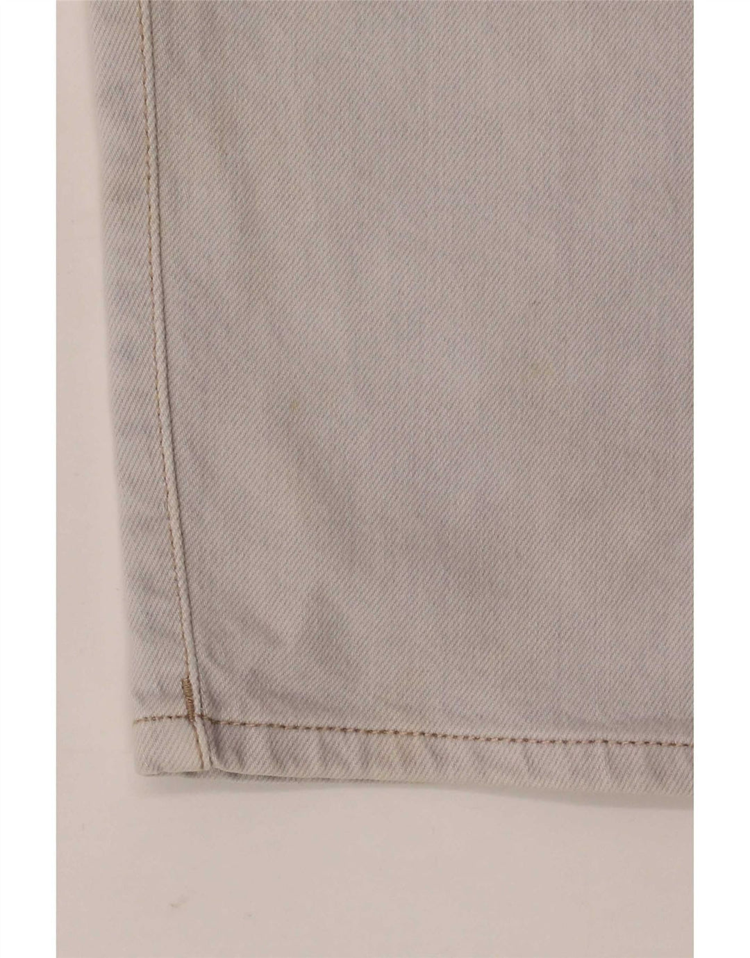 Zara Mens Denim Shorts EU 38 Pequeno W30 Algodão Cinza