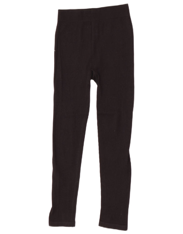 Zara Leggings Mulher UK 14 Médio Preto