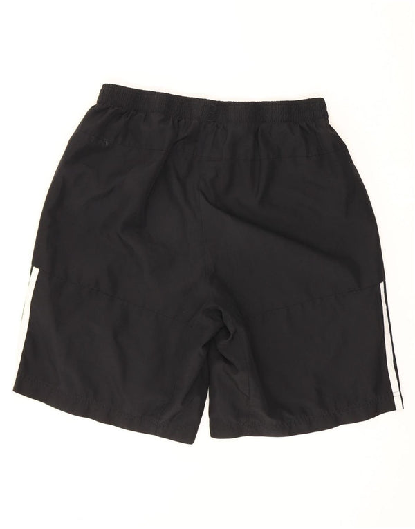 Shorts esportivos masculinos Adidas médio preto poliéster