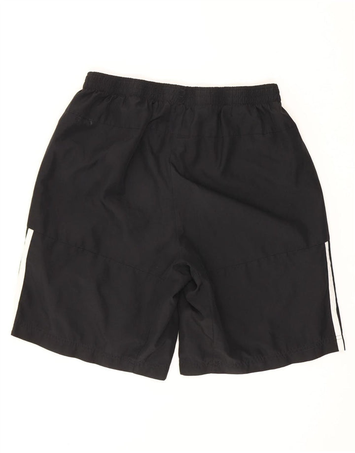 Shorts esportivos masculinos Adidas médio preto poliéster