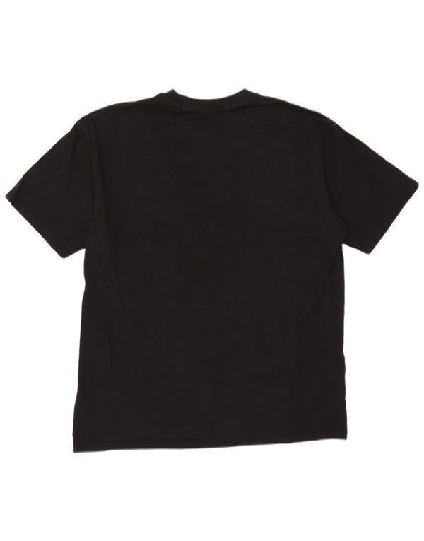 Camiseta Nike Masculina Loose Fit Graphic Top Grande Algodão Preto