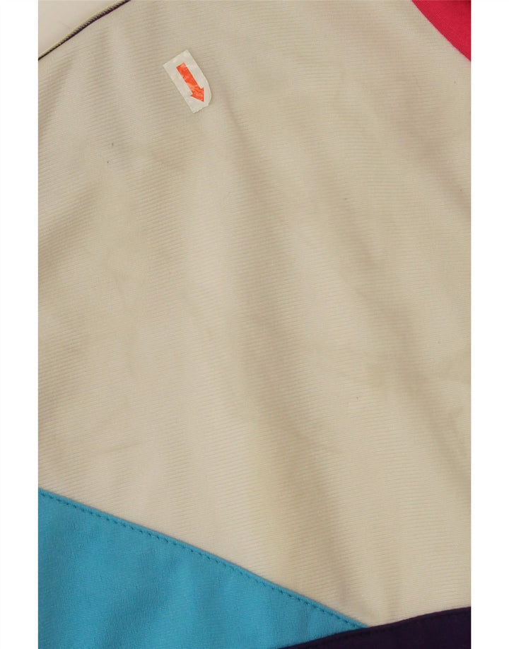 Lotto Mens Graphic Tracksuit Top Jacket Médio Rosa Colorblock Poliéster