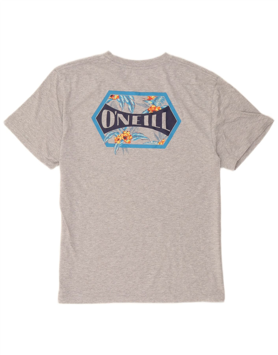 Camiseta masculina O'Neill com ajuste moderno gráfico grande algodão cinza
