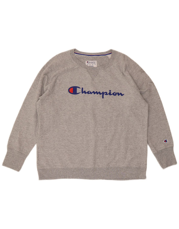 Champion Mens Graphic Moletom Jumper XL Cinza Poliéster