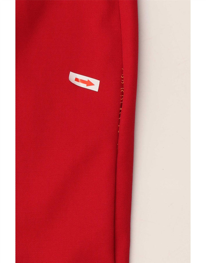 Saia feminina vintage linha A W30 lã vermelha média