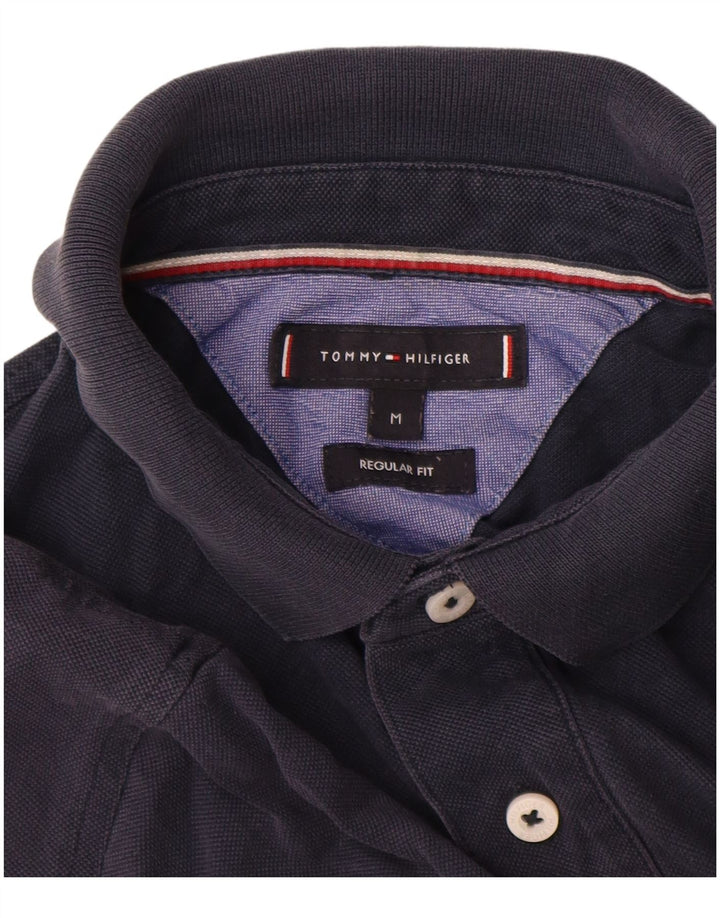 Camisa polo masculina Tommy Hilfiger Regular Fit média azul marinho