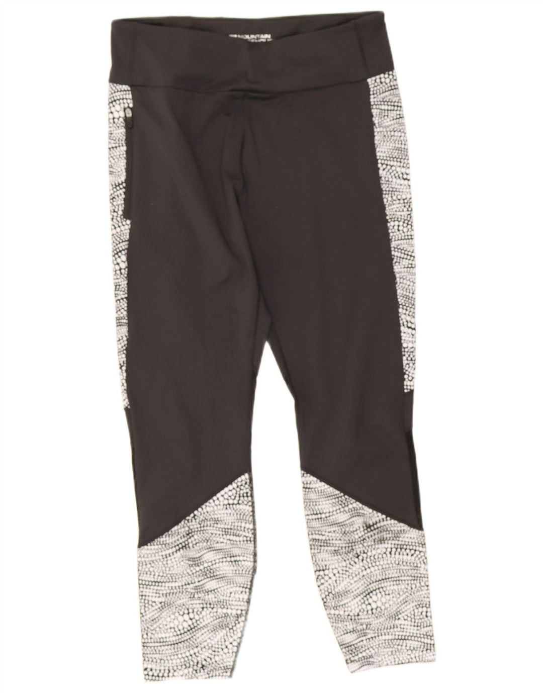 Leggings capri femininas Mountain Warehouse UK 14 médio preto colorblock