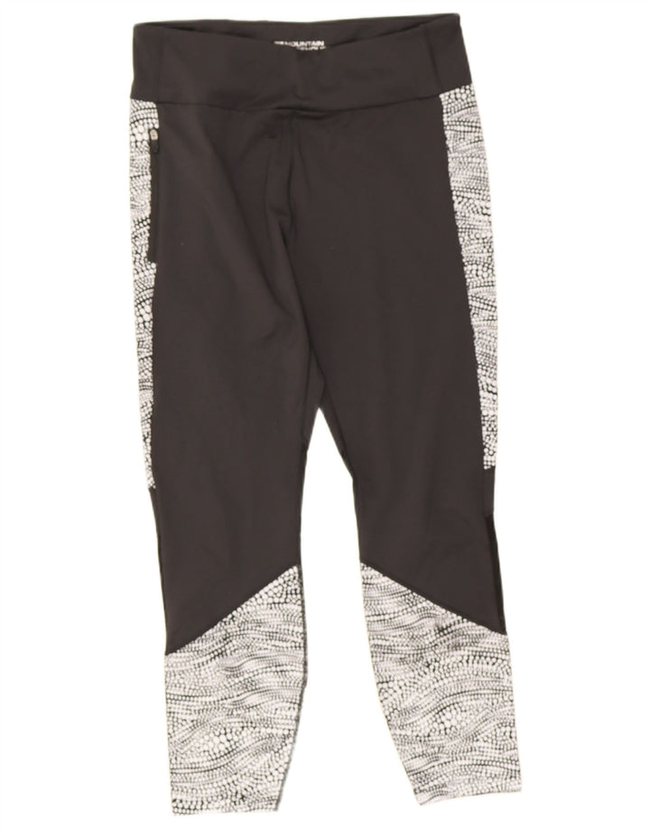 Leggings capri femininas Mountain Warehouse UK 14 médio preto colorblock