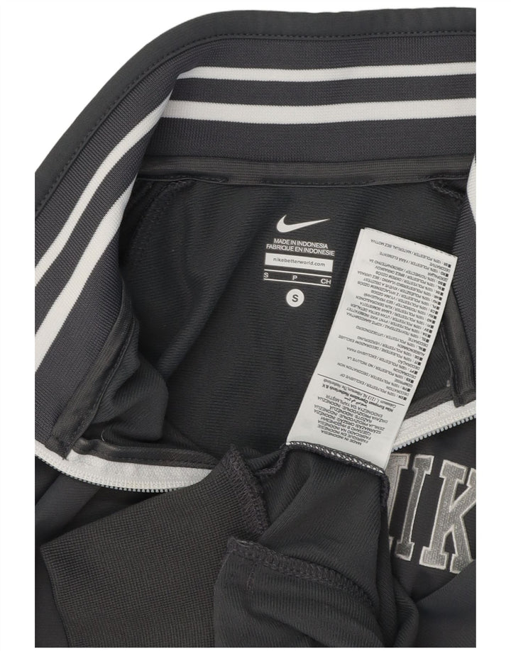 Jaqueta Nike Feminina Graphic Tracksuit Top Pequena Cinza Poliéster