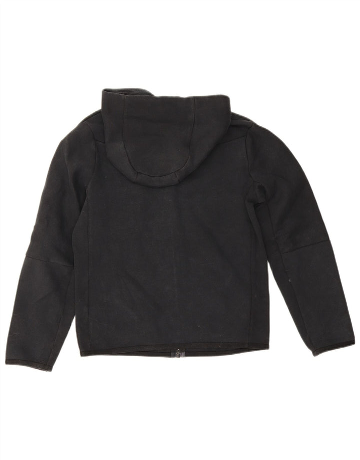 Suéter Nike Boys Zip com capuz 10-11 anos médio preto algodão